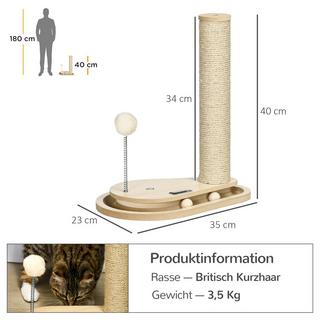 PawHut  Arbre à gratter 