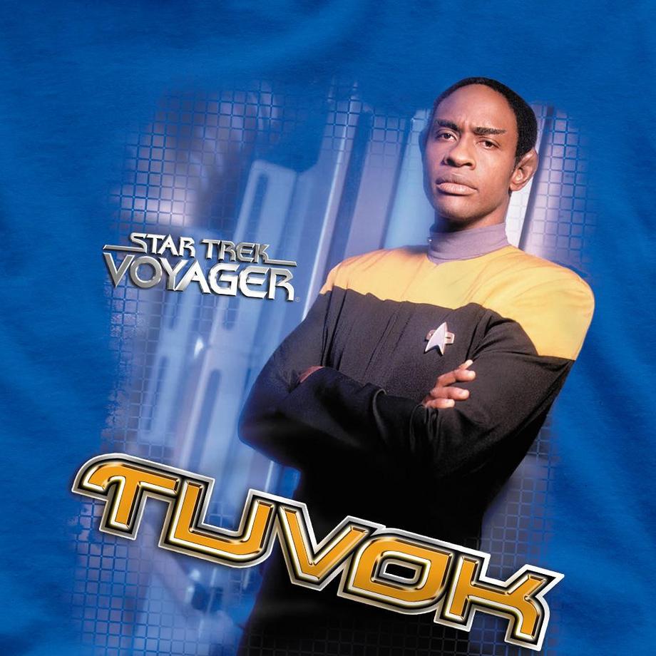 Star Trek Star Trek Voyager Tuvok Grafik Print T-Shirt  