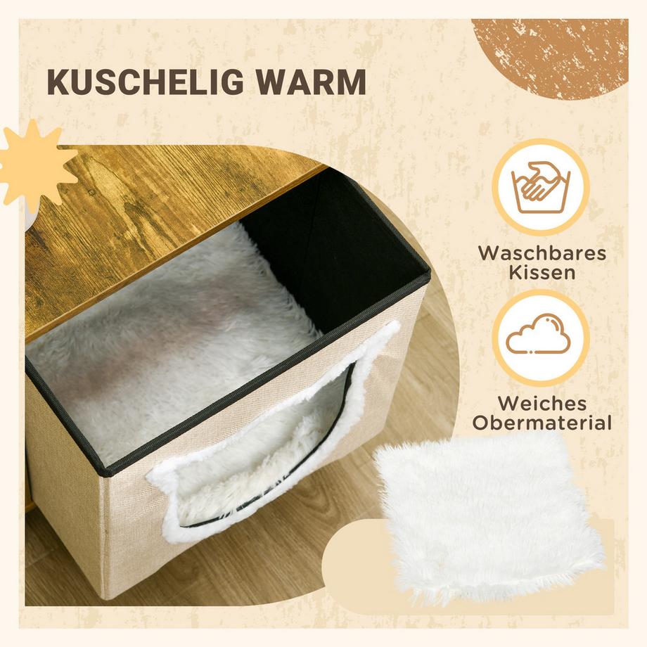 PawHut  Maison pour chat 