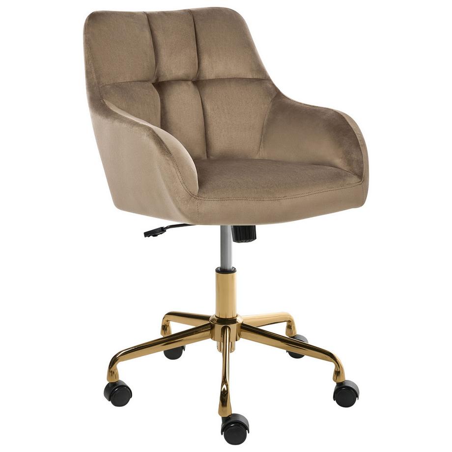 Chaise de bureau en Velours  PALMDALE