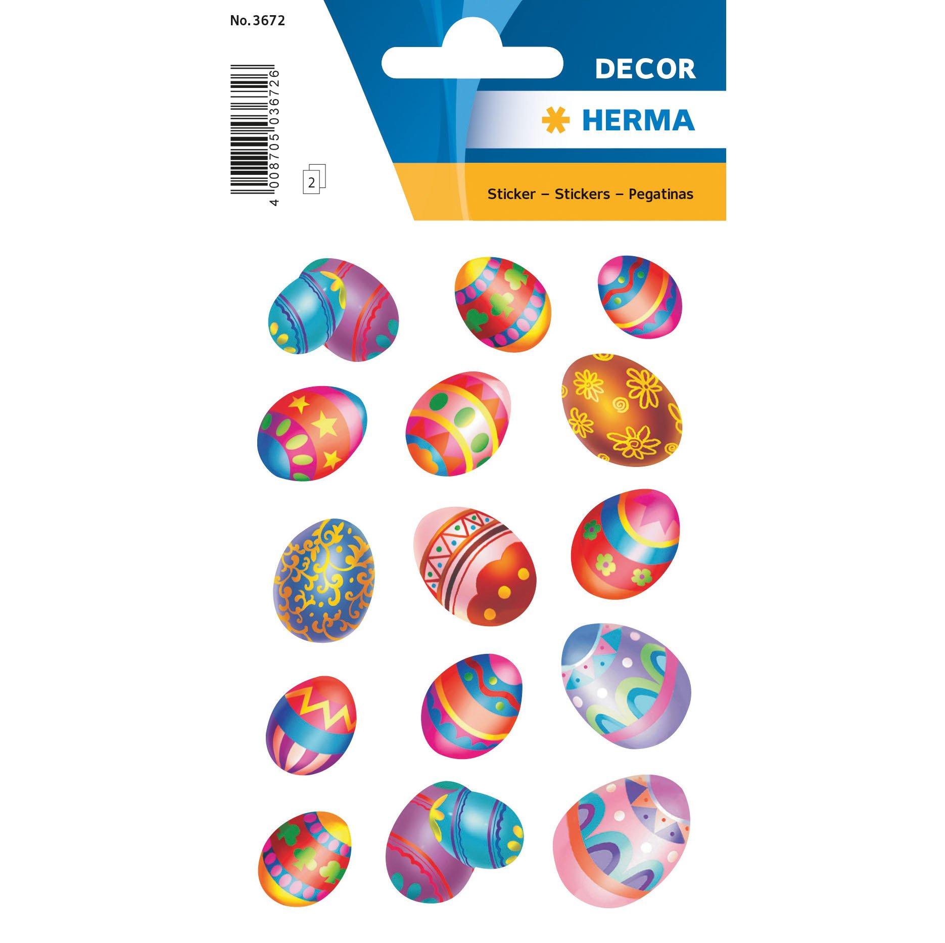 HERMA  HERMA 3672 autocollant décoratif Papier Multicolore Permanent 30 pièce(s) 