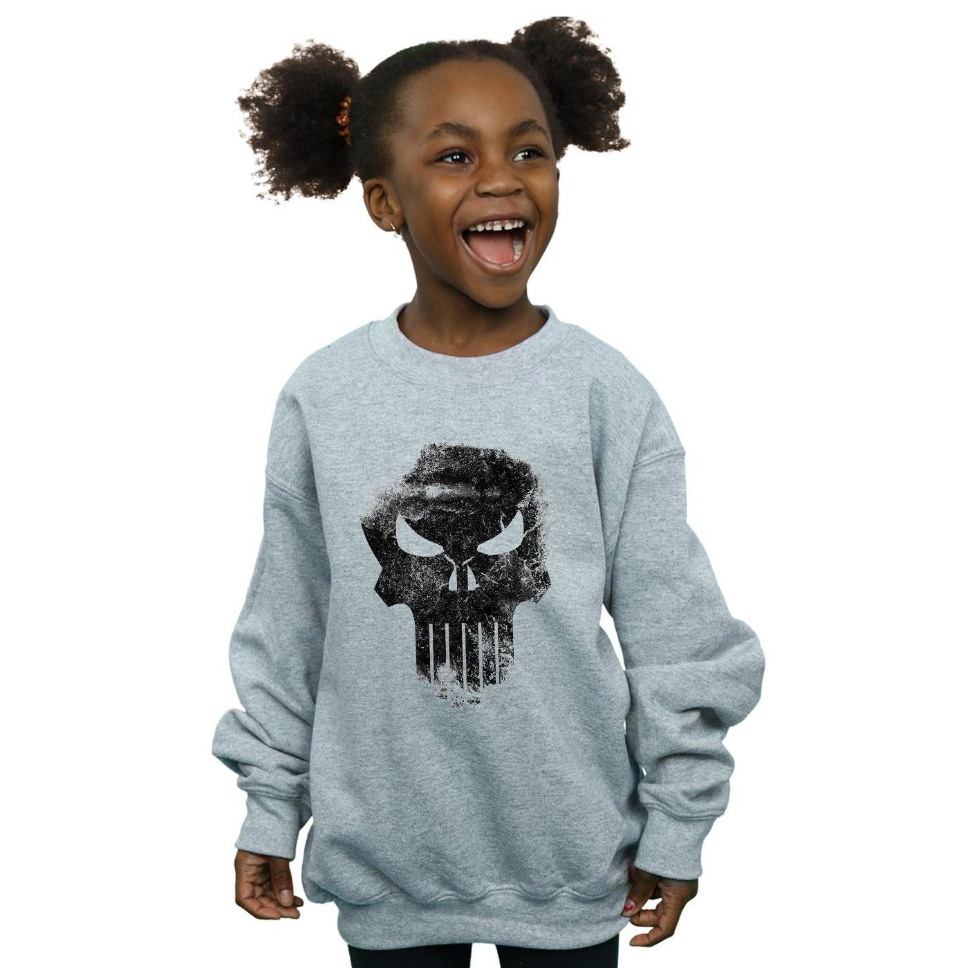 MARVEL  Sweat THE PUNISHER DISTRRESSED SKULL 