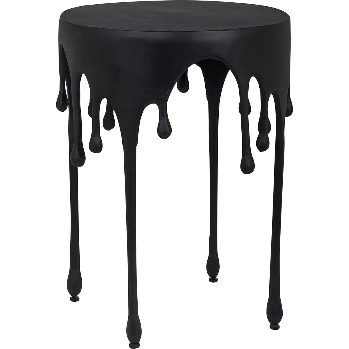 mutoni Table d'appoint Laila noir 43  