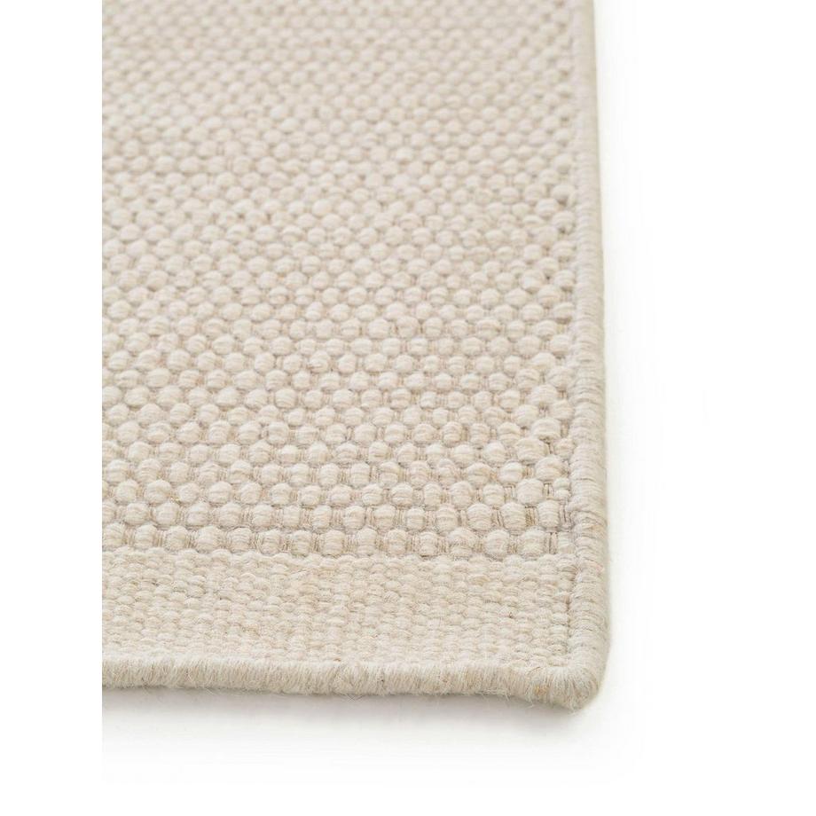 Benuta Tappeto passatoia in lana Rocco Bianco  