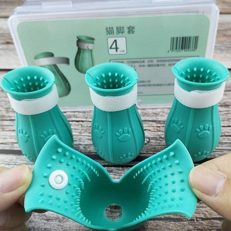 Northio  Katzenschuhe aus Silikon, 4 Stk 