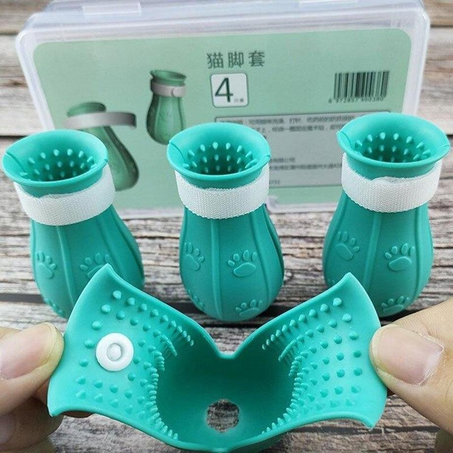 Northio  Chaussures chat en silicone, 4 pièces 