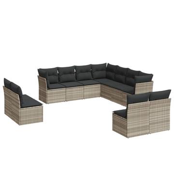 Garten sofagarnitur poly-rattan