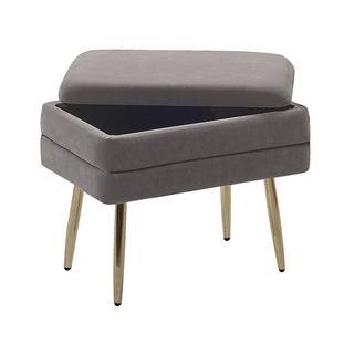 Beliani Banc de rangement en Velours Moderne ODESSA  