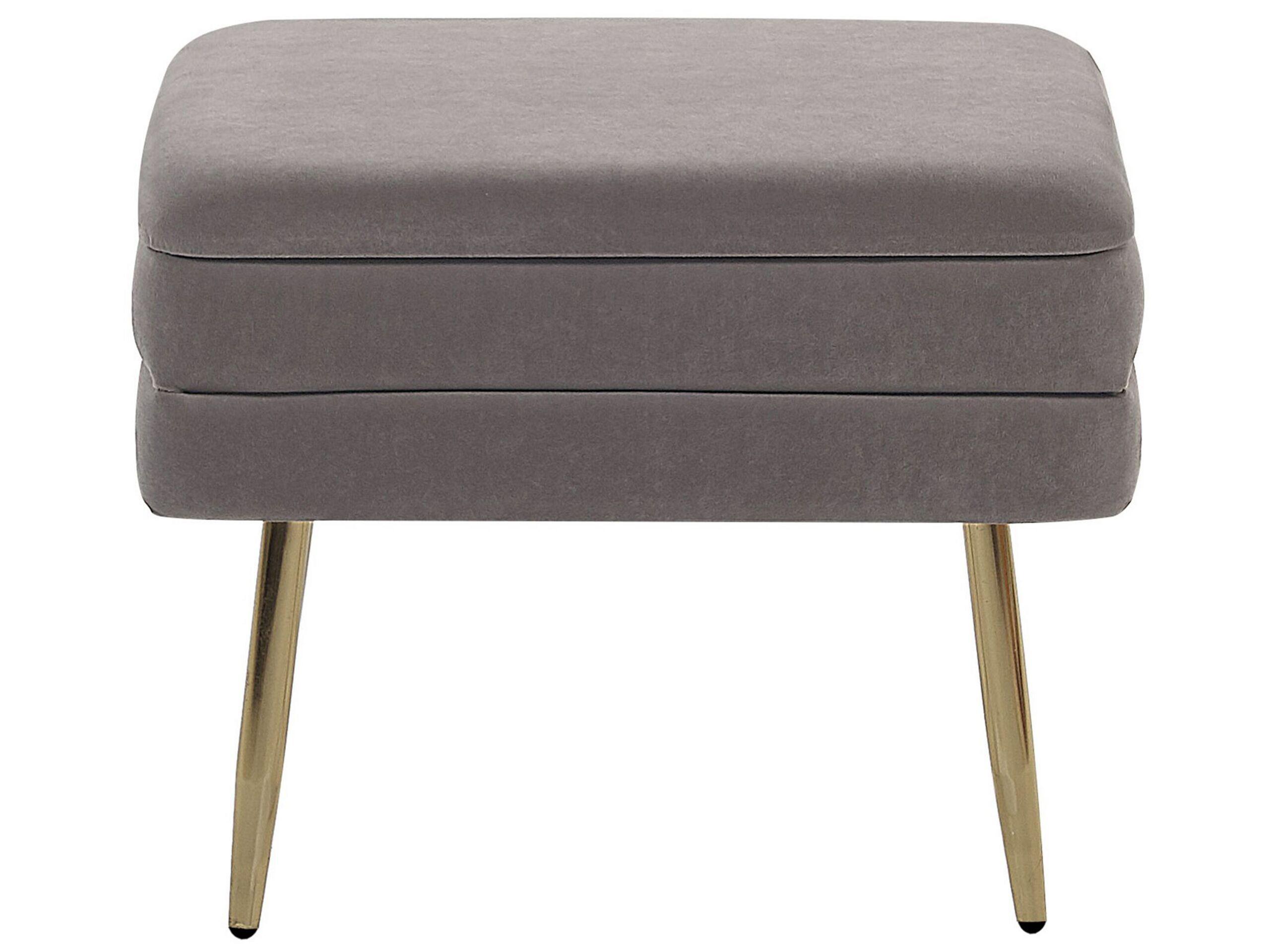 Beliani Banc de rangement en Velours Moderne ODESSA  
