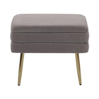 Beliani Banc de rangement en Velours Moderne ODESSA  