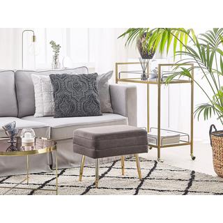 Beliani Banc de rangement en Velours Moderne ODESSA  