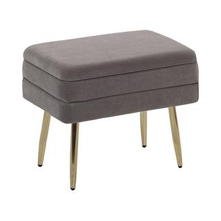 Beliani Banc de rangement en Velours Moderne ODESSA  