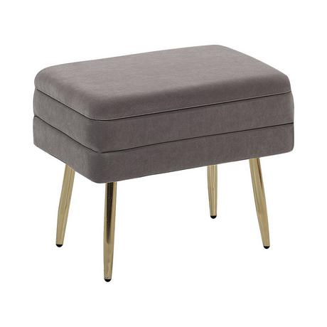Beliani Banc de rangement en Velours Moderne ODESSA  