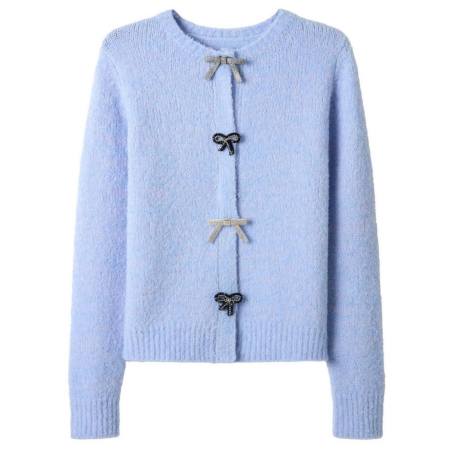 Joe Browns Strickjacke mit Schleifenmotiv und Druckknöpfen  