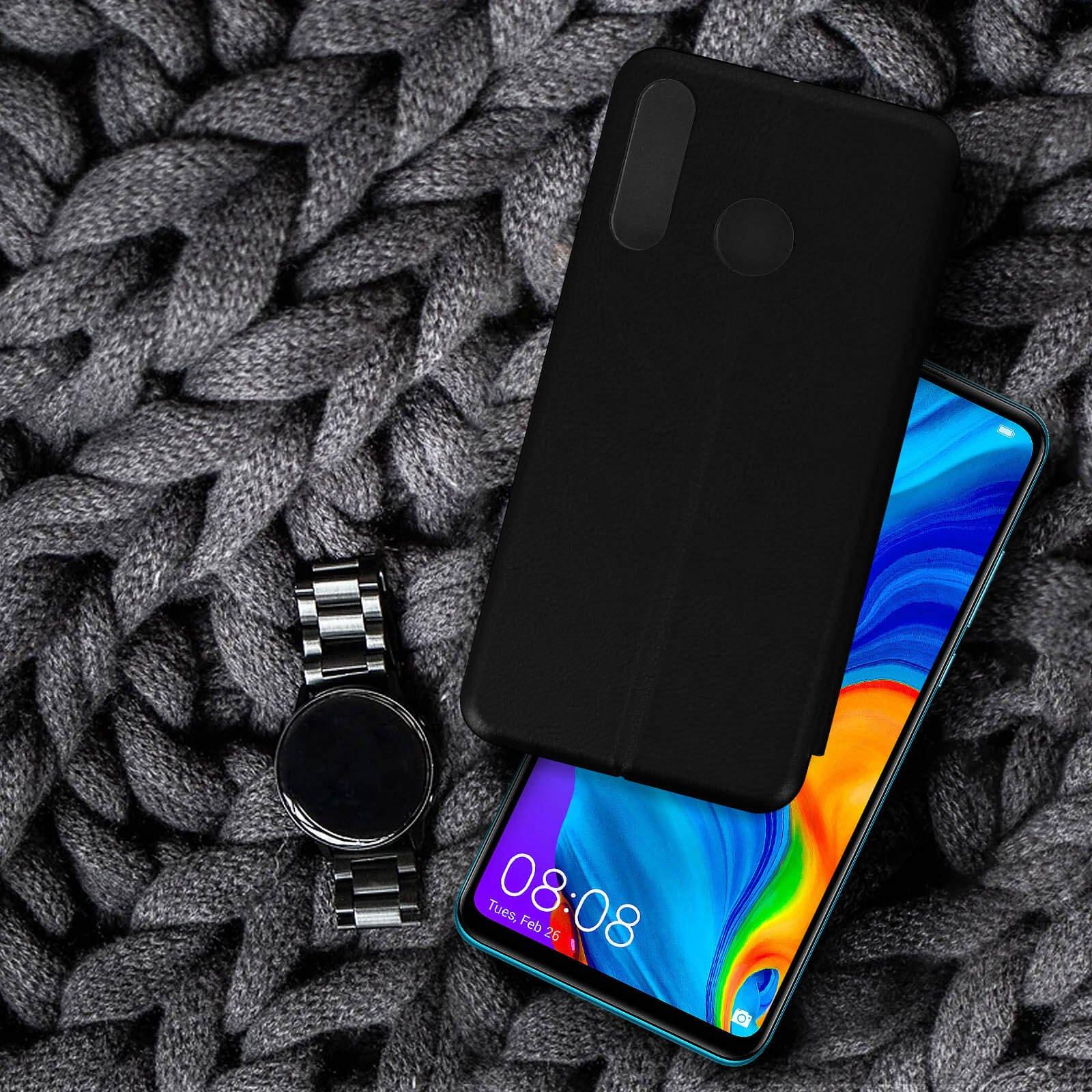 Avizar  Hülle Huawei P30 Lite/P30Lite XL Schwarz 