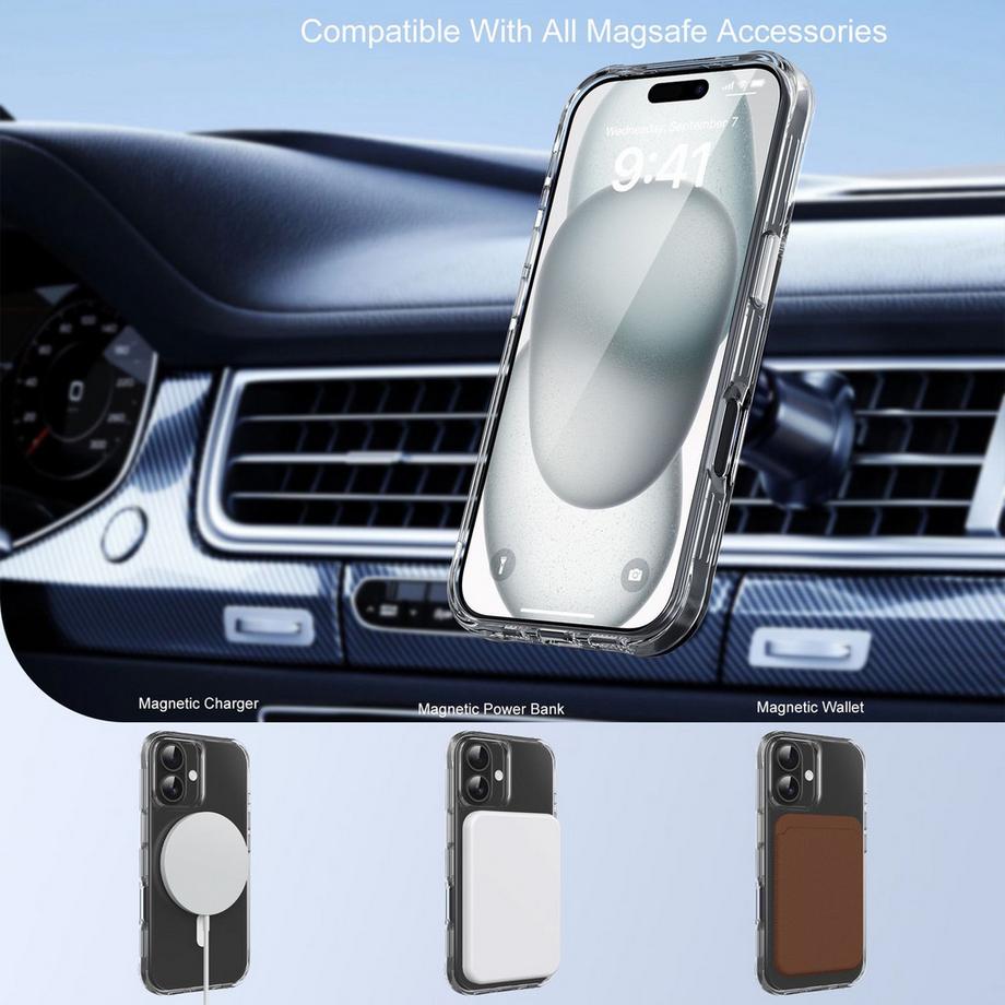 Cadorabo  iPhone 17 Custodia compatibile con MagSafe cover 