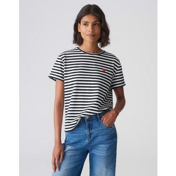 T-shirt à rayures Serz stripe coupe droite