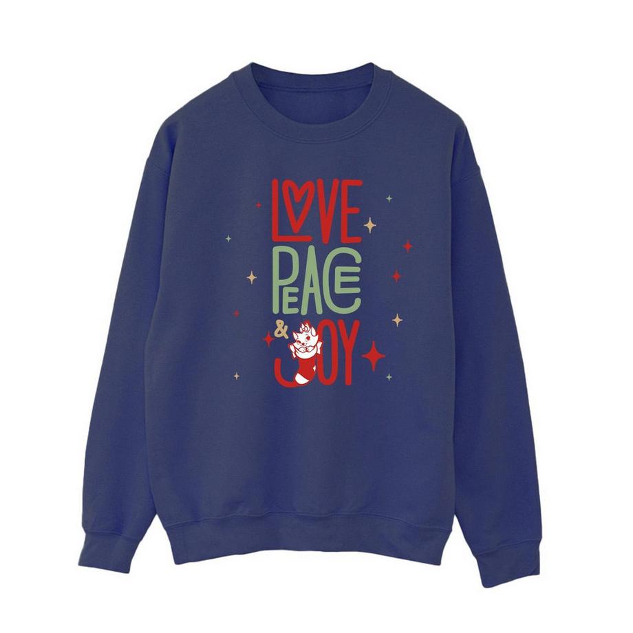 The Aristocats Love Peace Joy Sweatshirt