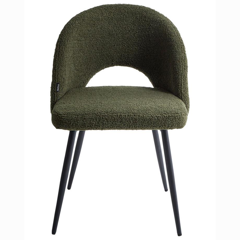 Beliani Lot de 2 chaises de salle à manger en Bouclé  ONAGA  