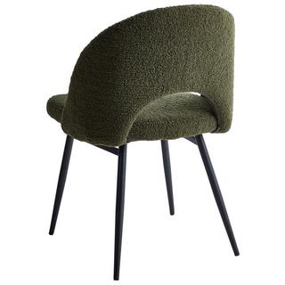 Beliani Esszimmerstuhl 2er Set aus Bouclé Modern ONAGA  