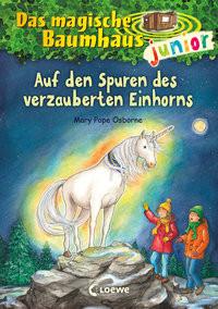 Das magische Baumhaus junior (Band 33) - Auf den Spuren des verzauberten Einhorns Pope Osborne, Mary; Loewe Erstlesebücher (Hrsg.); Knipping, Jutta (Illustrationen); Rahn, Sabine (Übersetzung) Gebundene Ausgabe 