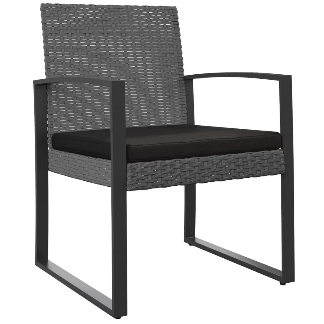 VidaXL - Garten-esszimmerstuhl polypropylen, One Size, Grau