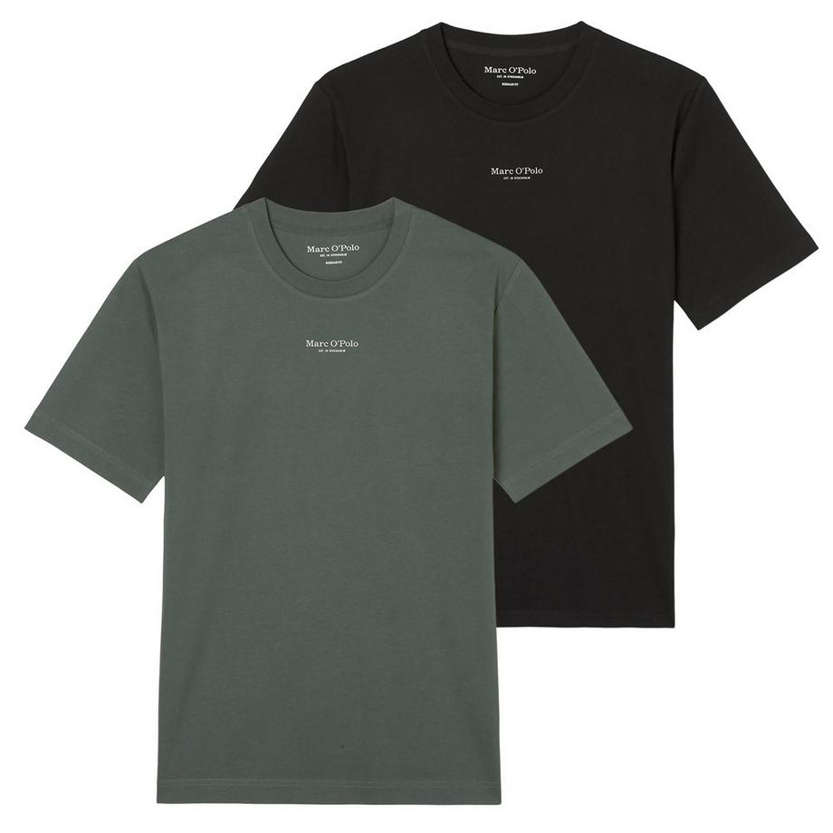 T-shirt  Paquet de 2 Confortable à porter-Medium-Logo