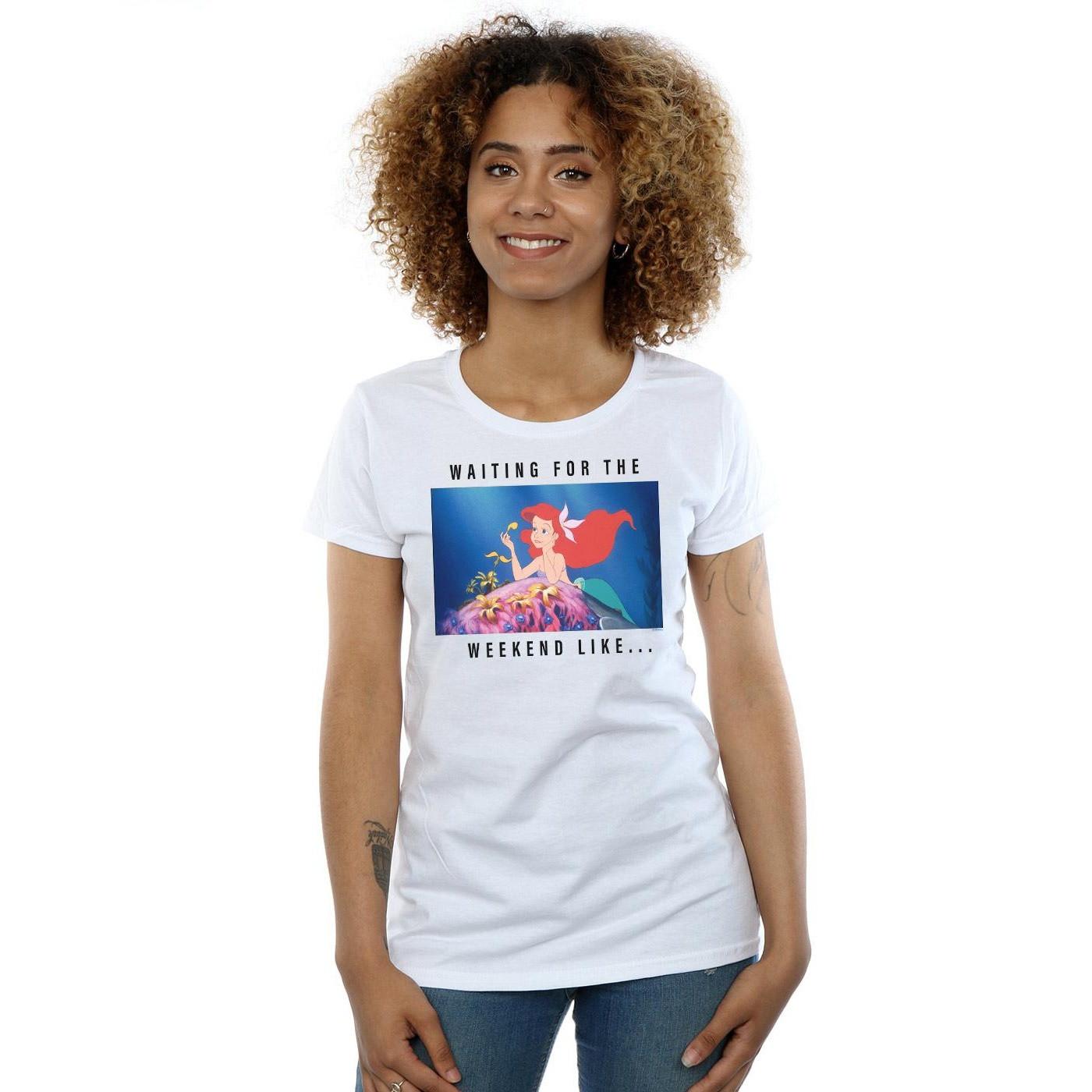 Disney PRINCESS Waiting For The Weekend T-Shirt  