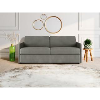 Vente-unique Schlafsofa 4Sitzer Stoff Liegefläche Matratzen CALIFE  