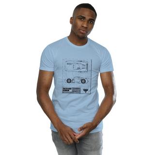 Disney Pixar Cars Jackson Storm Blueprint T-Shirt  
