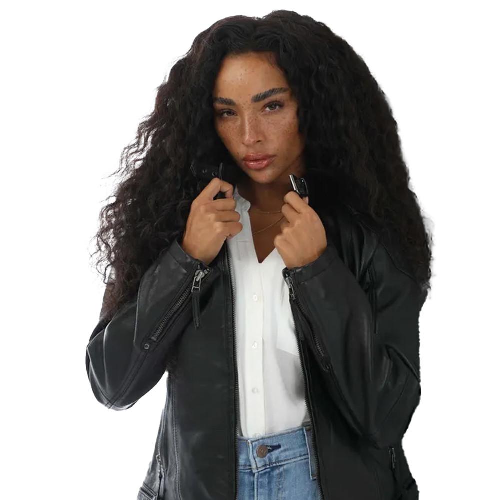 VERO MODA Veste Biker Coupe Droite  