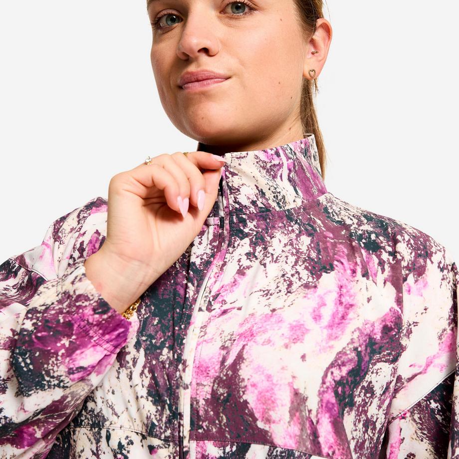 DOMYOS  Atmungsaktive Sportjacke , bunt 