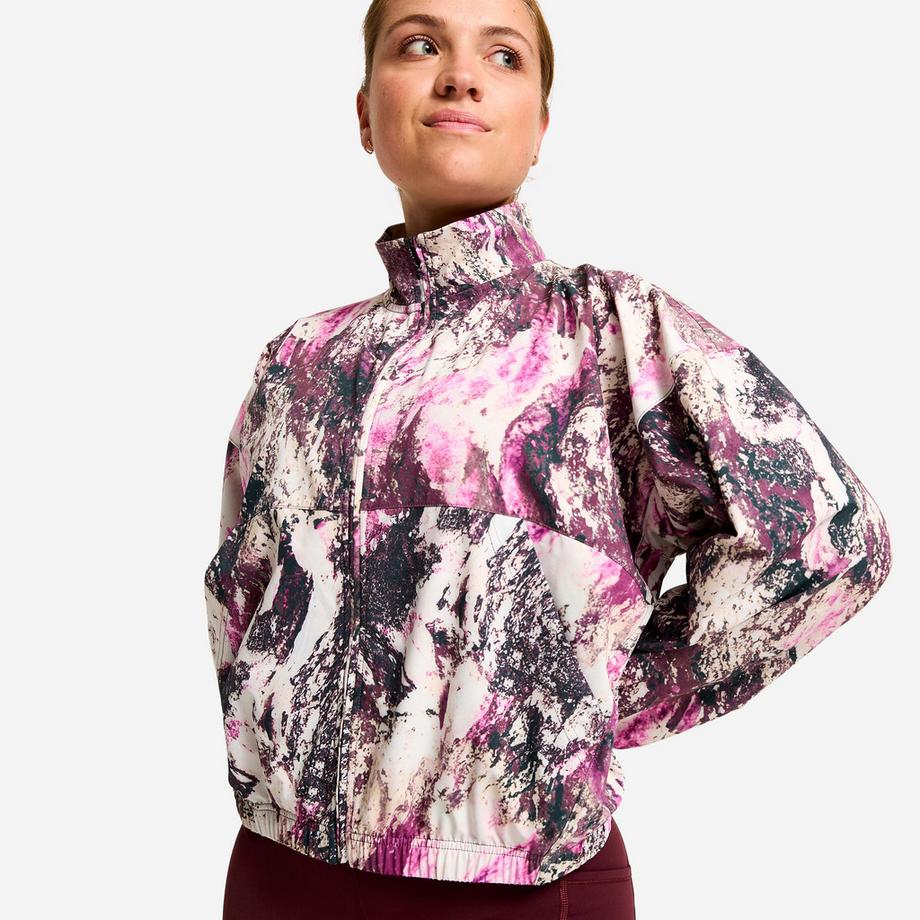 DOMYOS  Atmungsaktive Sportjacke , bunt 