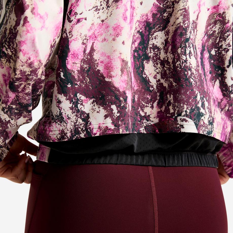 DOMYOS  Atmungsaktive Sportjacke , bunt 