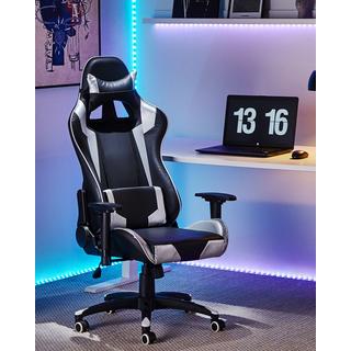 Beliani Siège de gaming en Cuir PU Rétro KNIGHT  