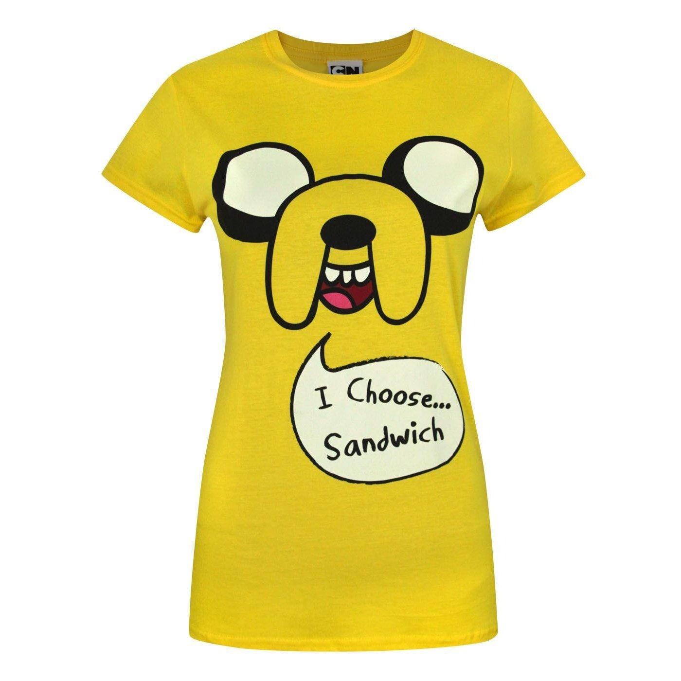 Adventure Time  Jake I Choose Sandwich TShirt 