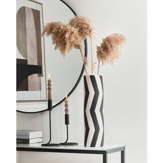 Beliani Vase à fleurs en Grès Moderne GOBY  