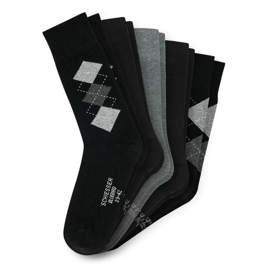 Schiesser  Calzini Uomini Confezione da 5 Vestibilità confortevole-Bluebird 