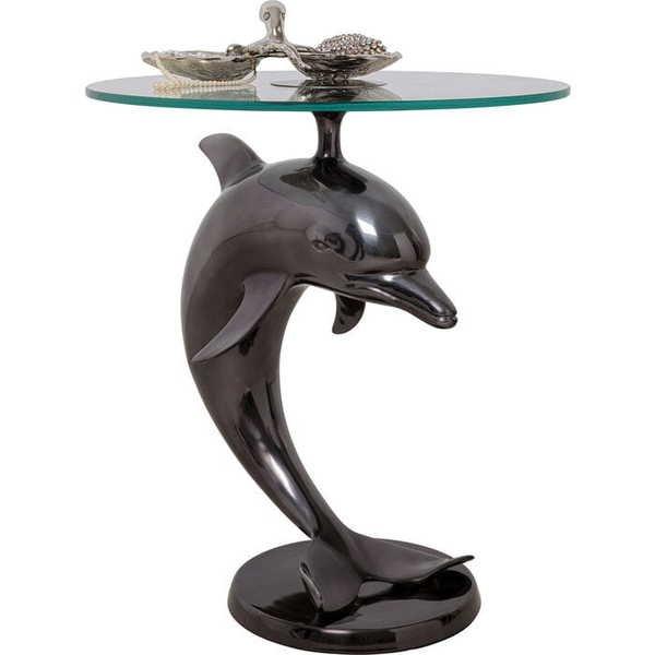 KARE Design Beistelltisch Dolphin rund 55  