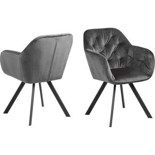 mutoni Armlehnstuhl Casino Royal dunkelgrau (1 Stück)  