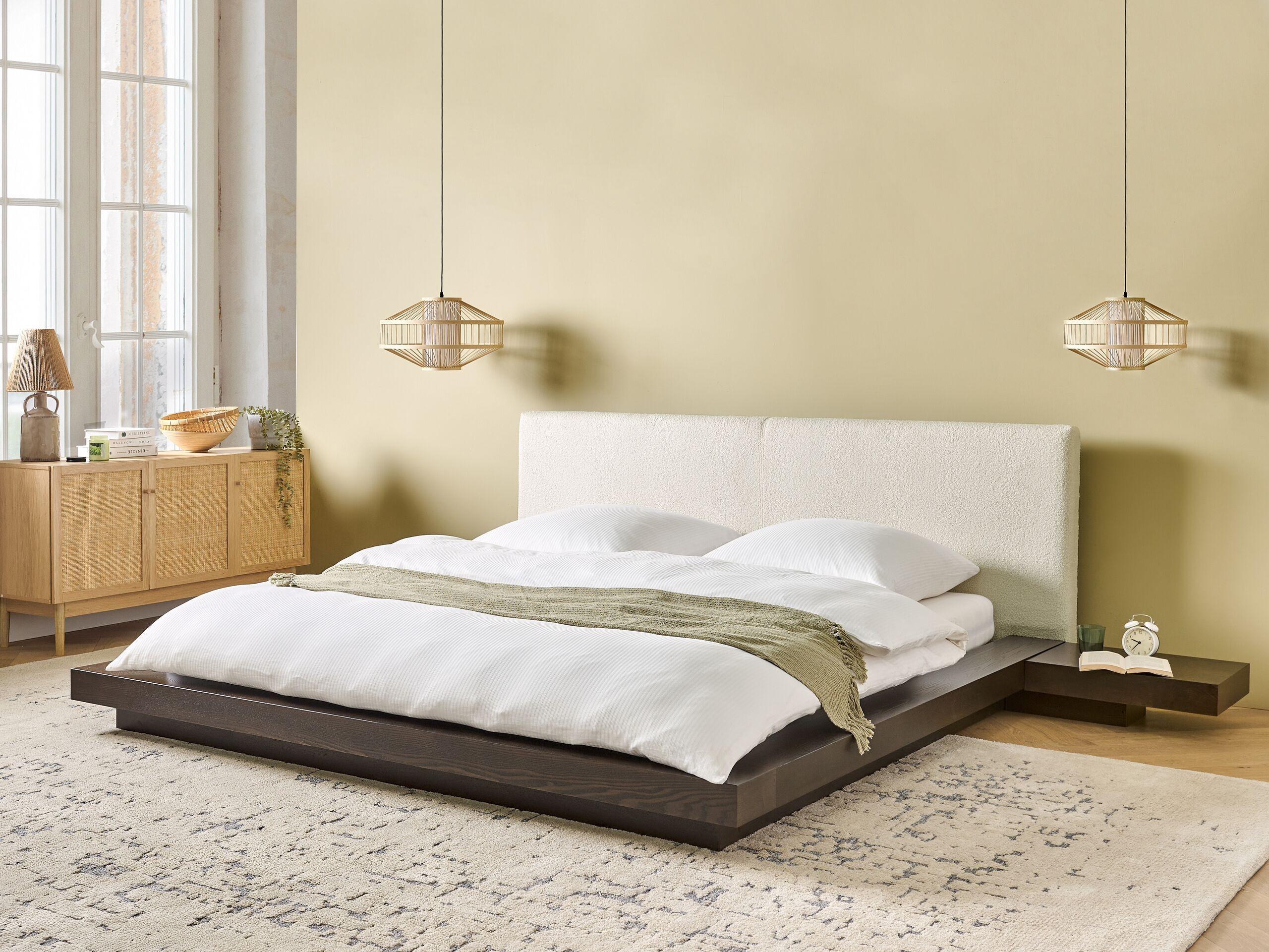 Beliani Bett mit Lattenrost aus MDF-Platte Modern ZEN  