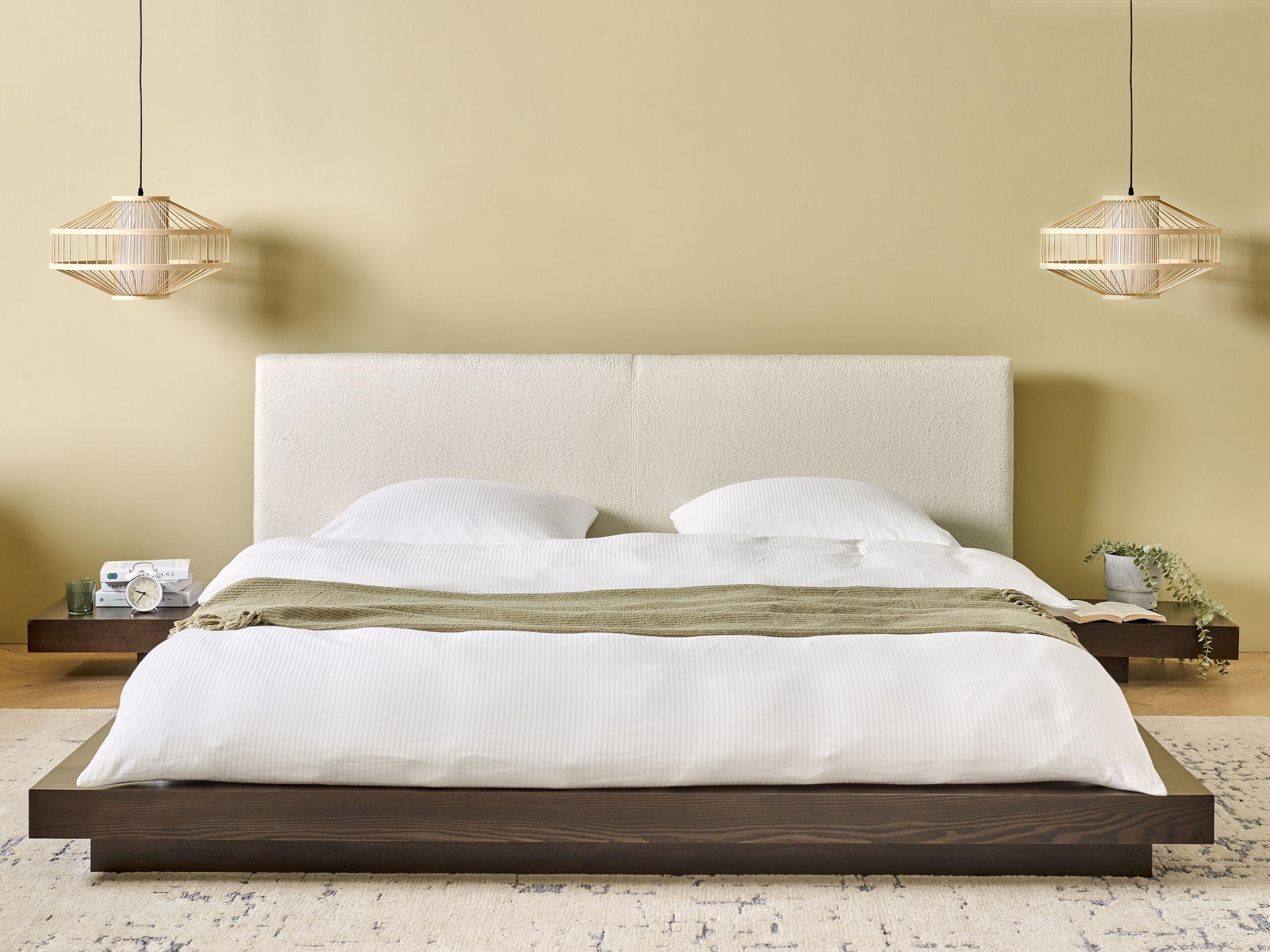 Beliani Bett mit Lattenrost aus MDF-Platte Modern ZEN  