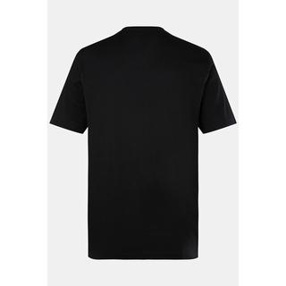 Sthuge  T-shirt STHUGE con stampa, scollo a girocollo e mezze maniche nero 