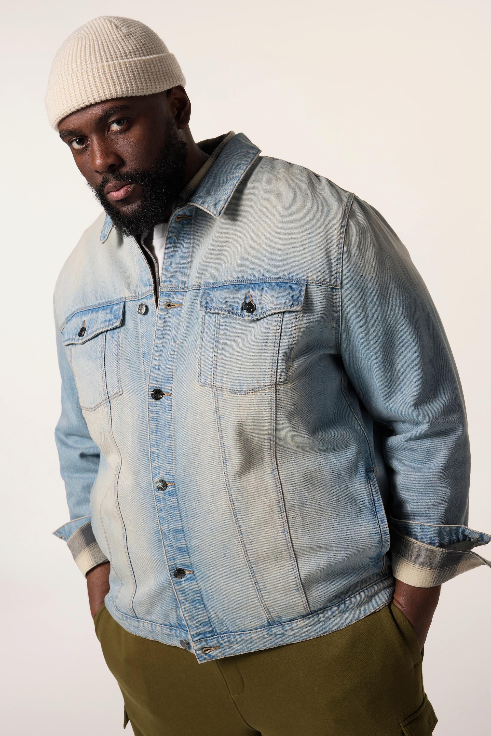 Sthuge Jeansjacke mit Brusttaschen  