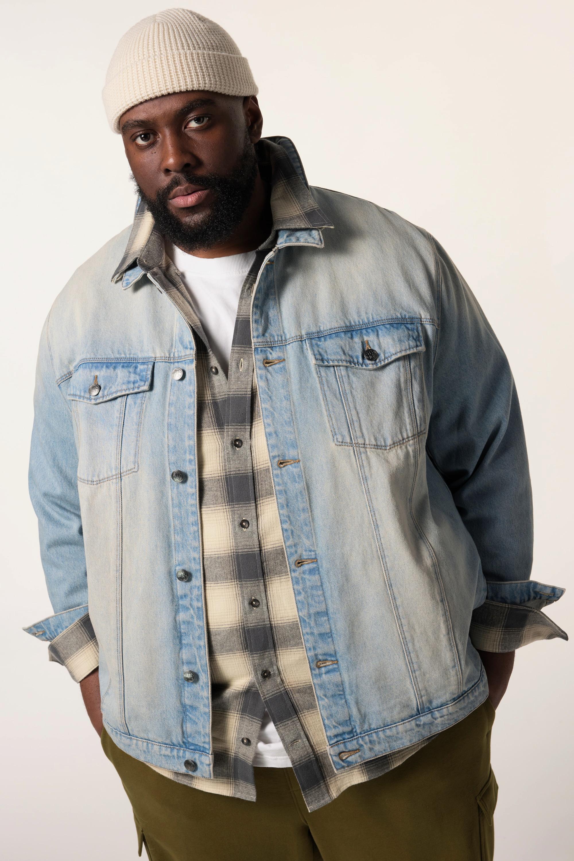 Sthuge Jeansjacke mit Brusttaschen  