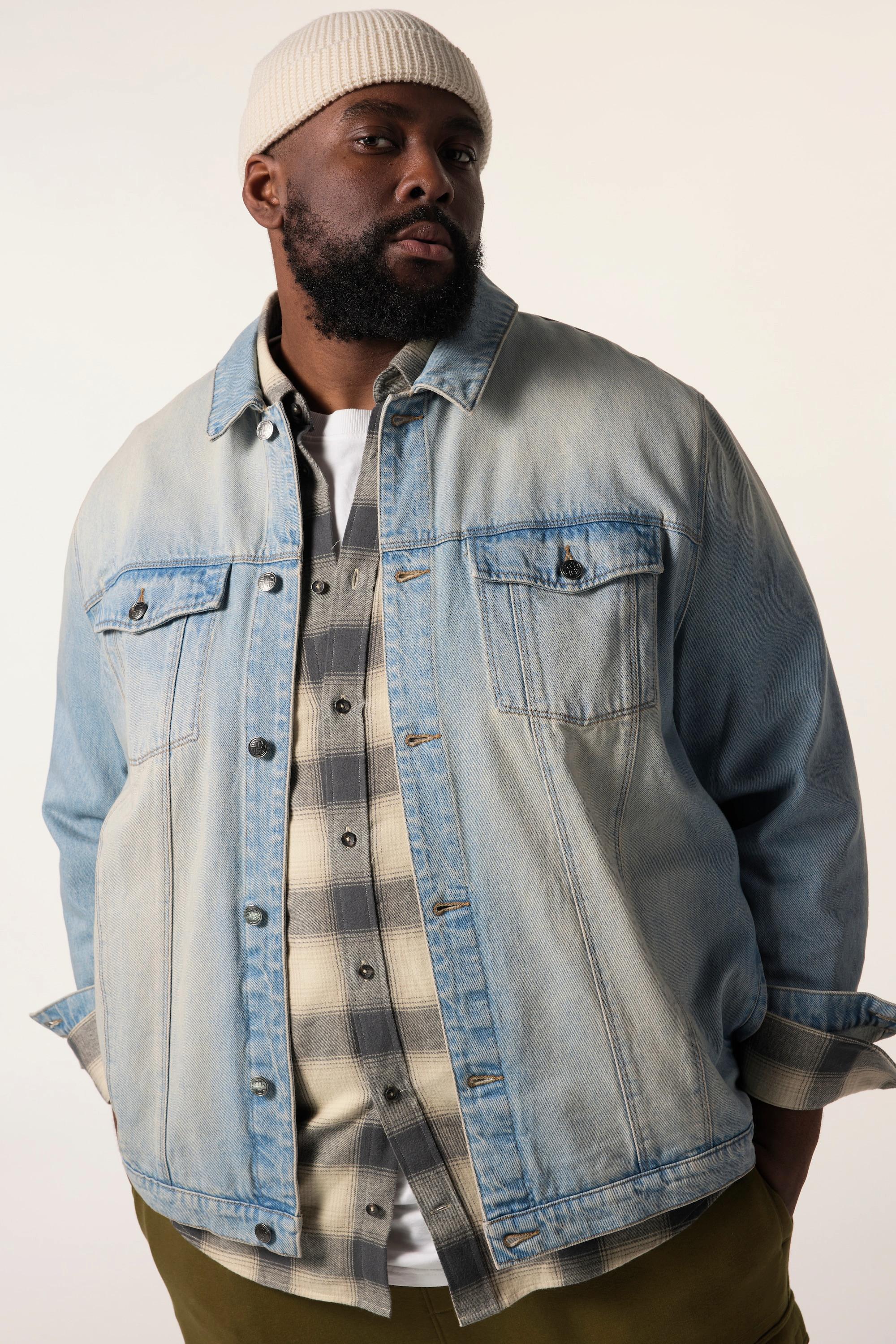 Sthuge Jeansjacke mit Brusttaschen  