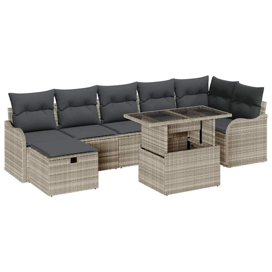 Set di divani modulari Polyrattan