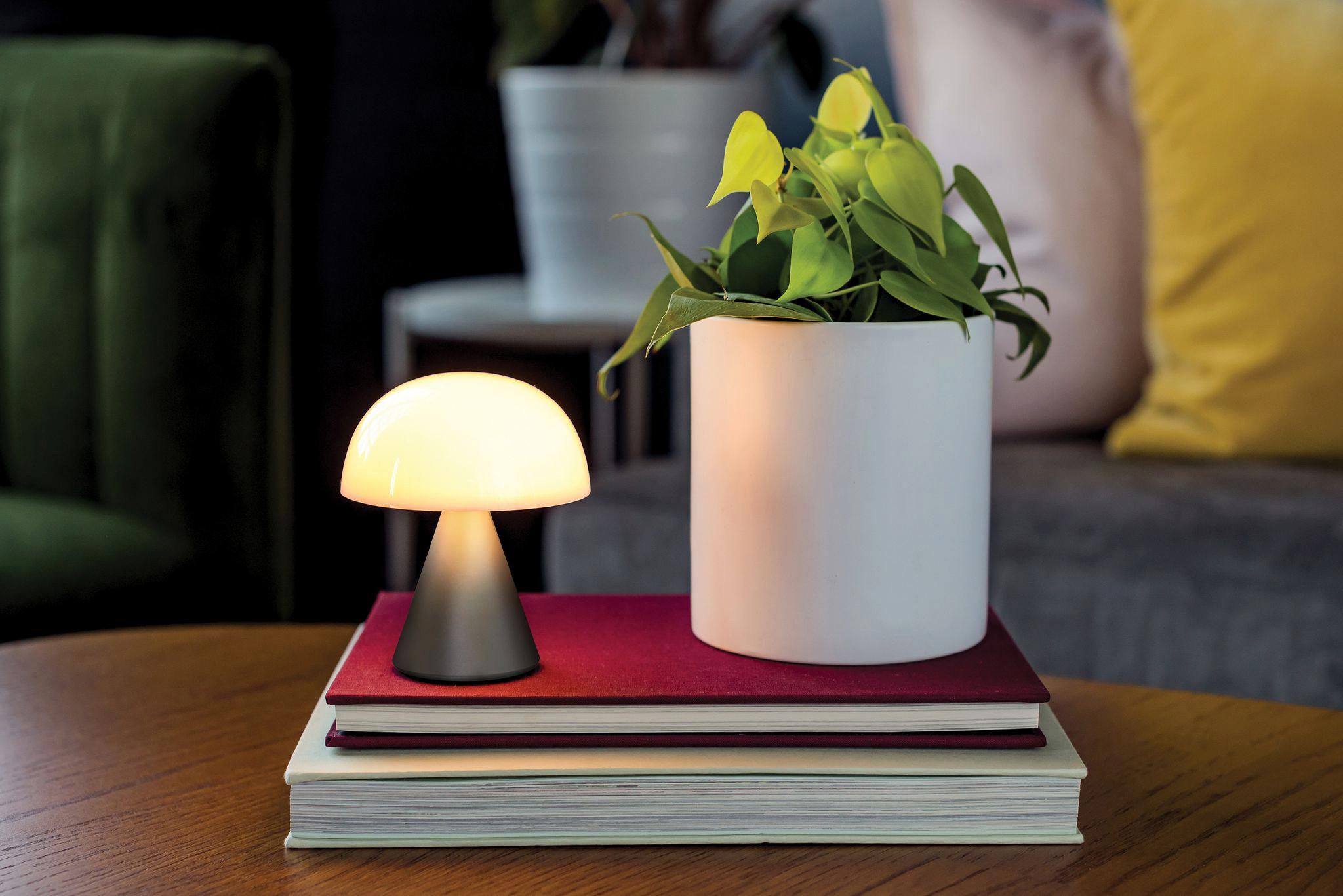 LEXON Lexon Mina M lampe LED gris foncé  