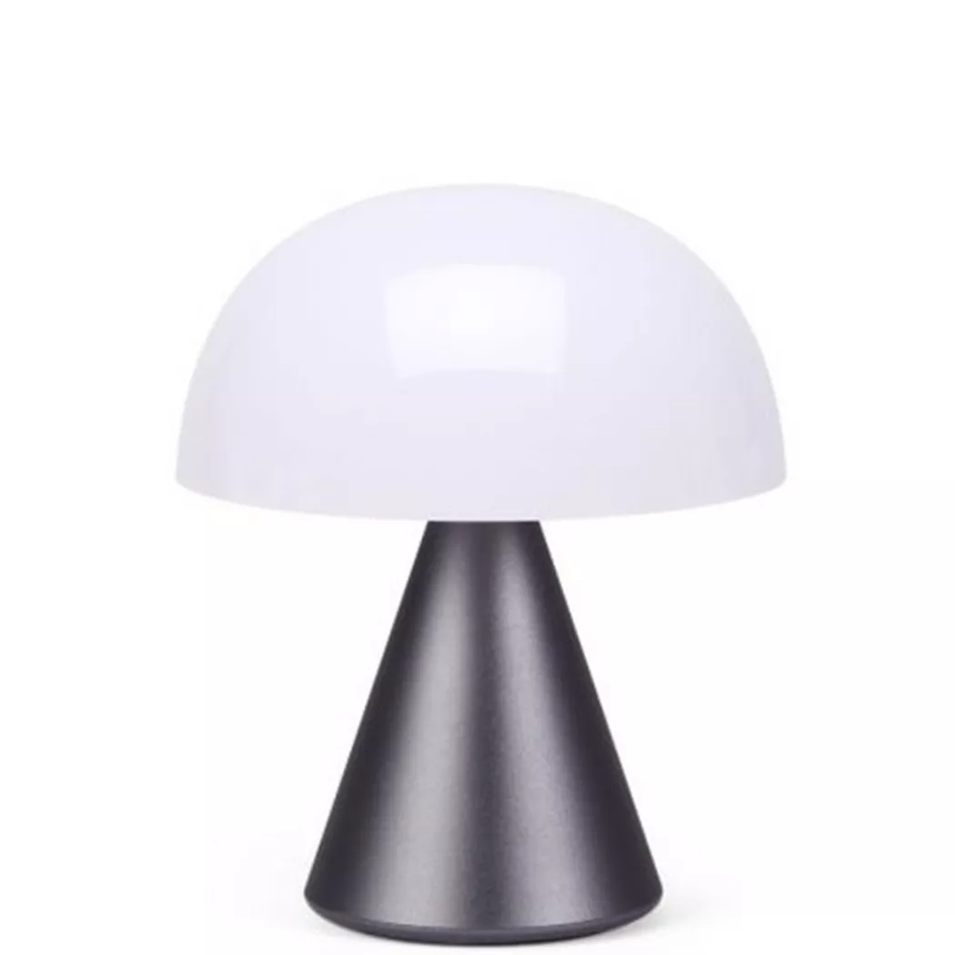 Lexon – Mina M LED Tischlampe dunkelgrau, One Size, Grau