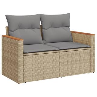 VidaXL set divano da giardino Polirattan  